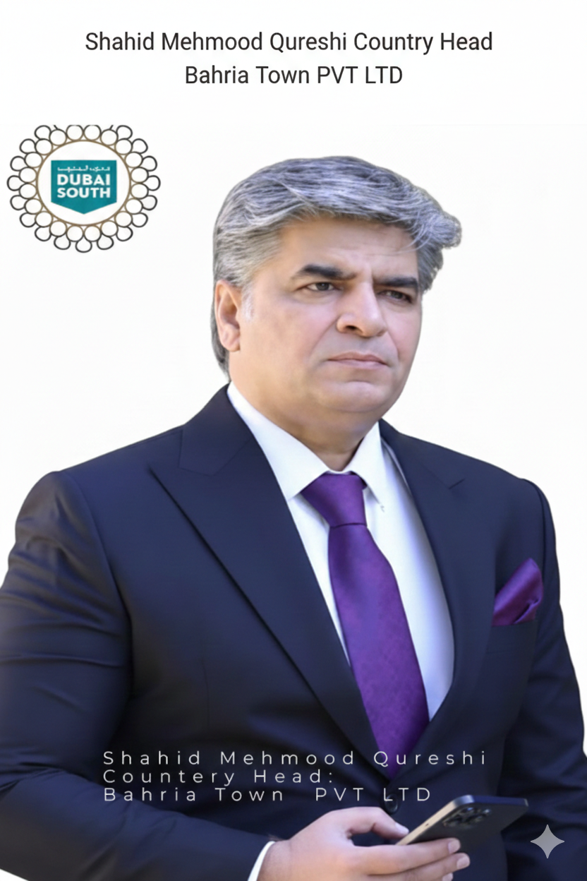 Shahid Mehmood Qureshi Country Head Bahria Town  PVT LTD