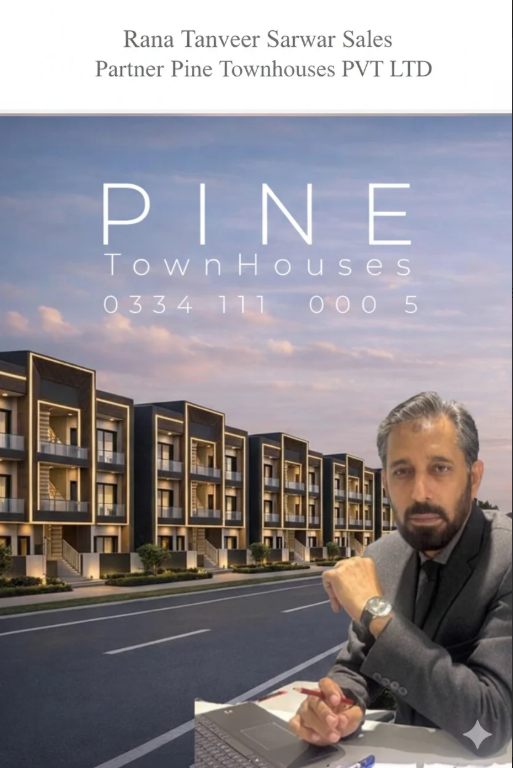 Rana Tanveer Sarwar Sales Partner Pine Townhouses