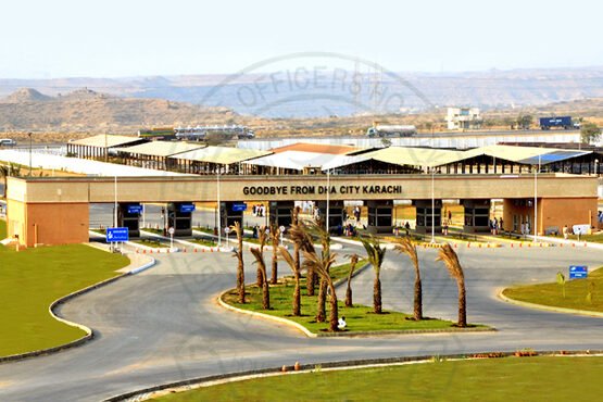 DHA City Karachi entrance. Wikimedia Commons