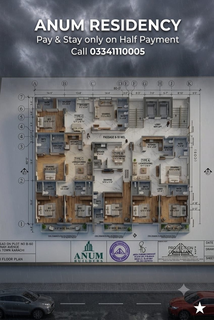 Anum Residency Apartment 5-C
