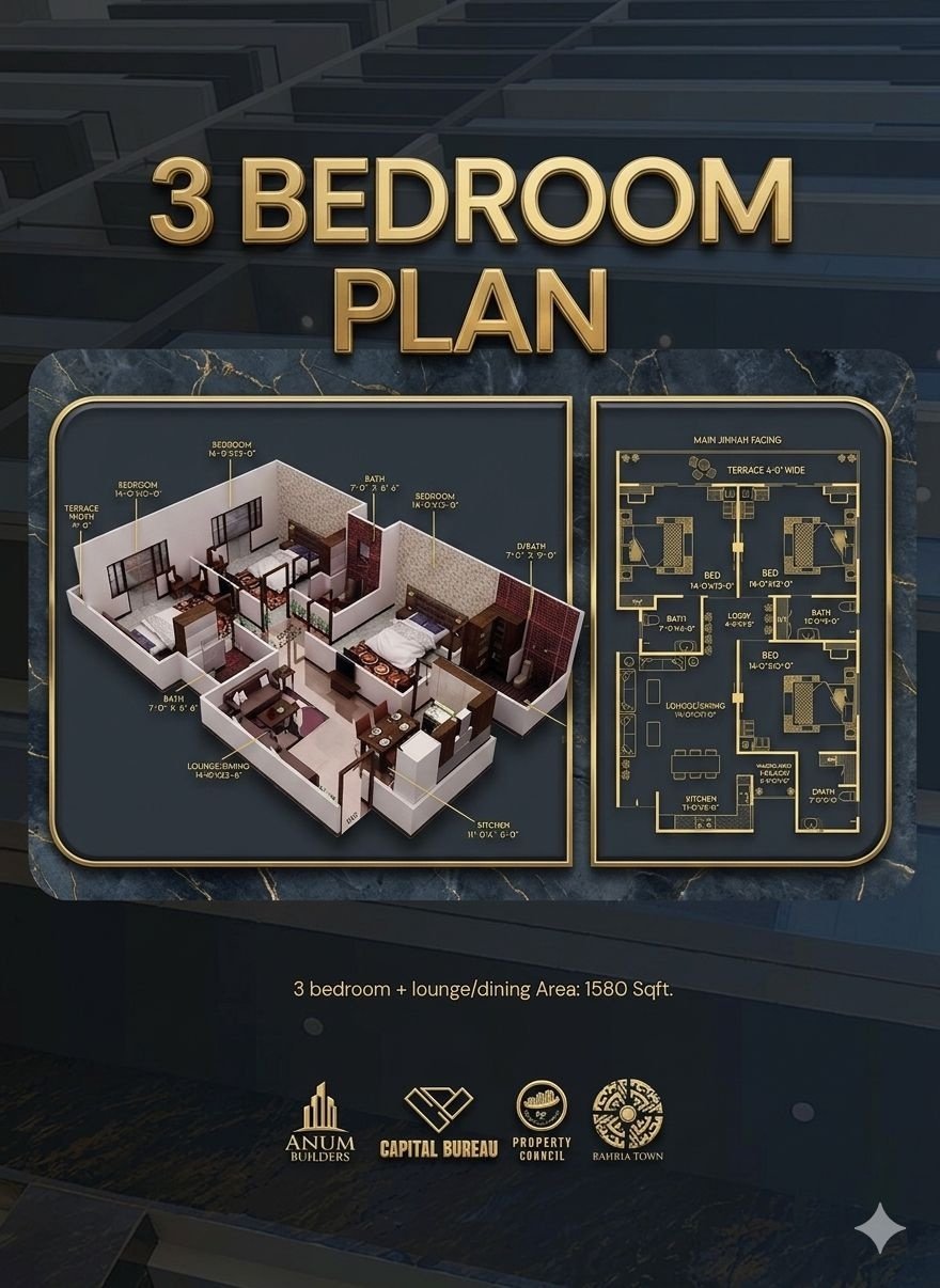 Anum Residency Apartment 3-C