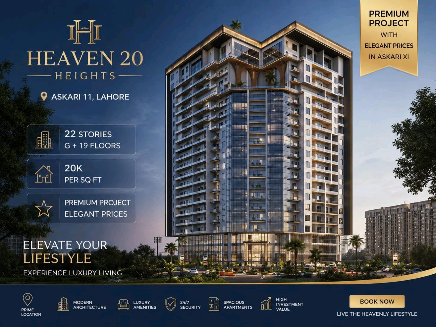 Heaven 20 Heights  Apartment